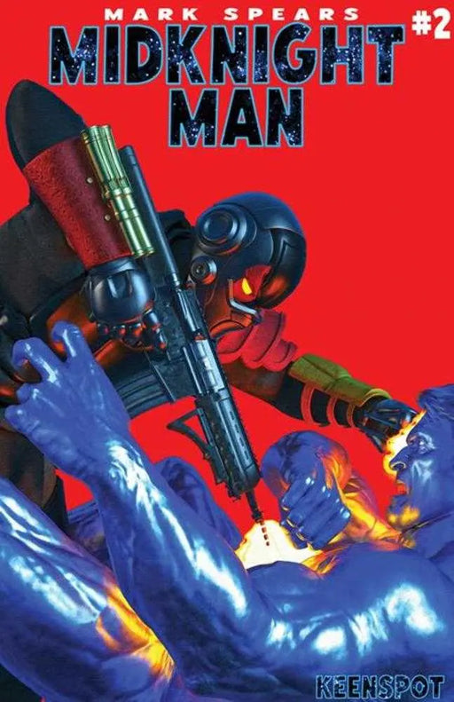 Mark Spears Midknight Man #2 Cover B Mark Spears Stay Down Variant Ex Posse Holdings/Keenspot