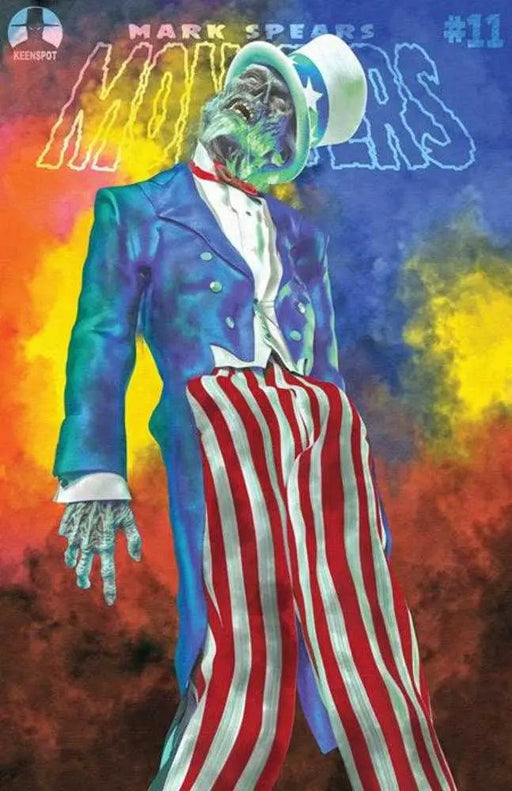 Mark Spears Monsters #11 Cover D Mark Spears Red White & Dead Variant Ex Posse Holdings/Keenspot