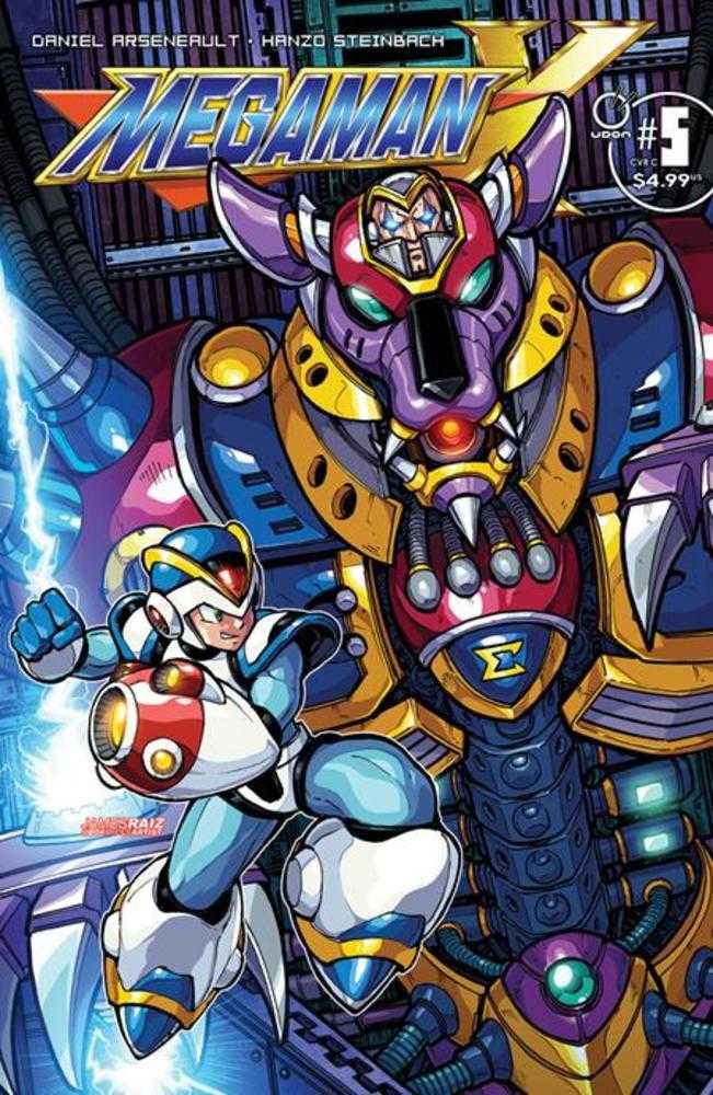 Mega Man X #5 (Of 5) Cover C James Raiz Variant Udon Entertainment