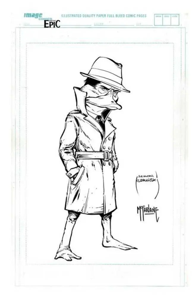 Something Epic #13 Cover B Szymon Kudranski & Todd McFarlane Raw Art Variant Image Comics