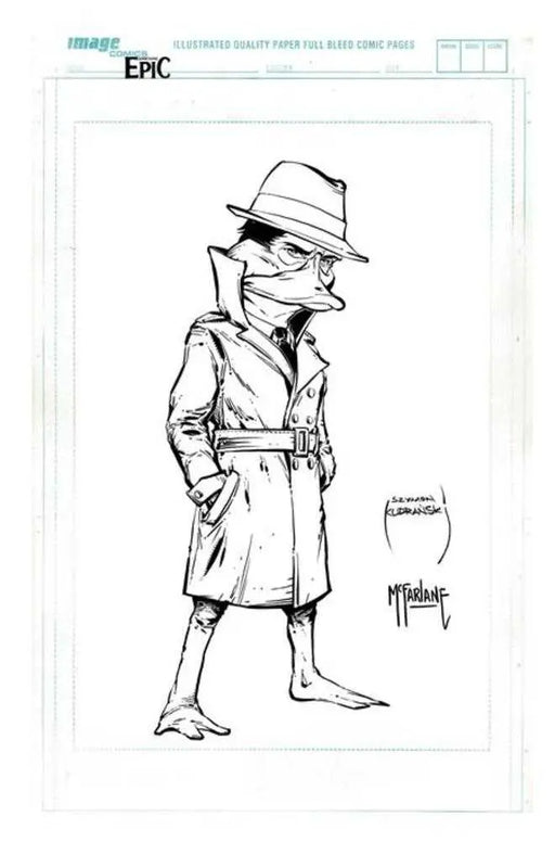 Something Epic #13 Cover B Szymon Kudranski & Todd McFarlane Raw Art Variant Image Comics