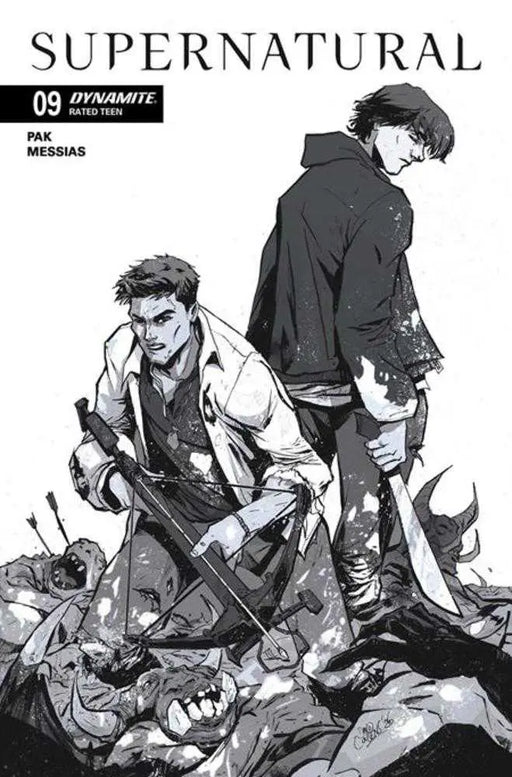 Supernatural #9 Cover G 1 in 10 David Cousens Line Art Variant Dynamite Entertainment
