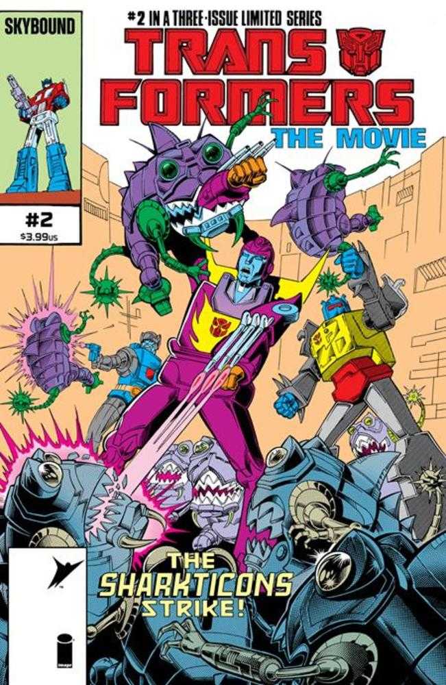 The Transformers The Movie 40 Th Anniversary Edition #2 (Of 3) Cover B Don Perlin & Ian Akin & Brian Garvey Variant Image Comics