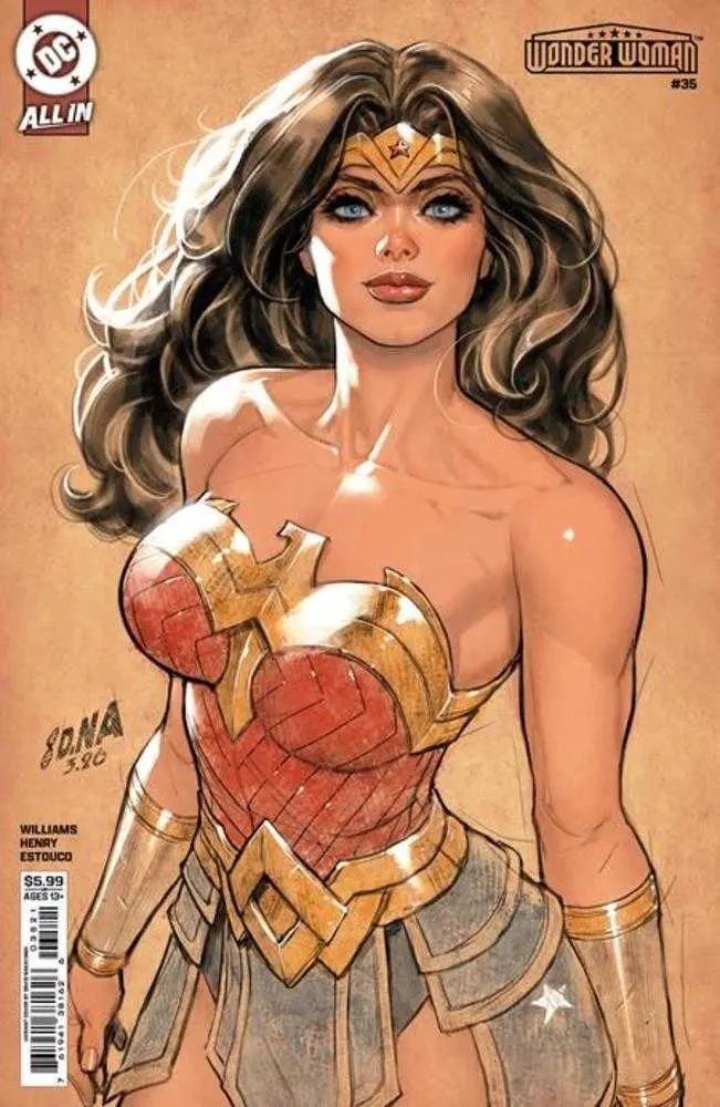 Wonder Woman #35 Cover B David Nakayama Card Stock Variant DC Comics