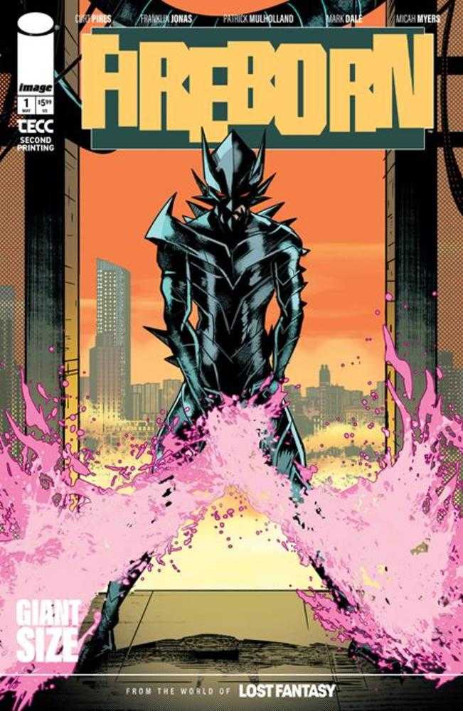 Fireborn #1 2nd Printing Cover B Patrick Mullholand Foil Absolute Batman Homage Variant Image Comics