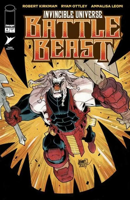 Invincible Universe Battle Beast #6 3rd Printing Image Comics