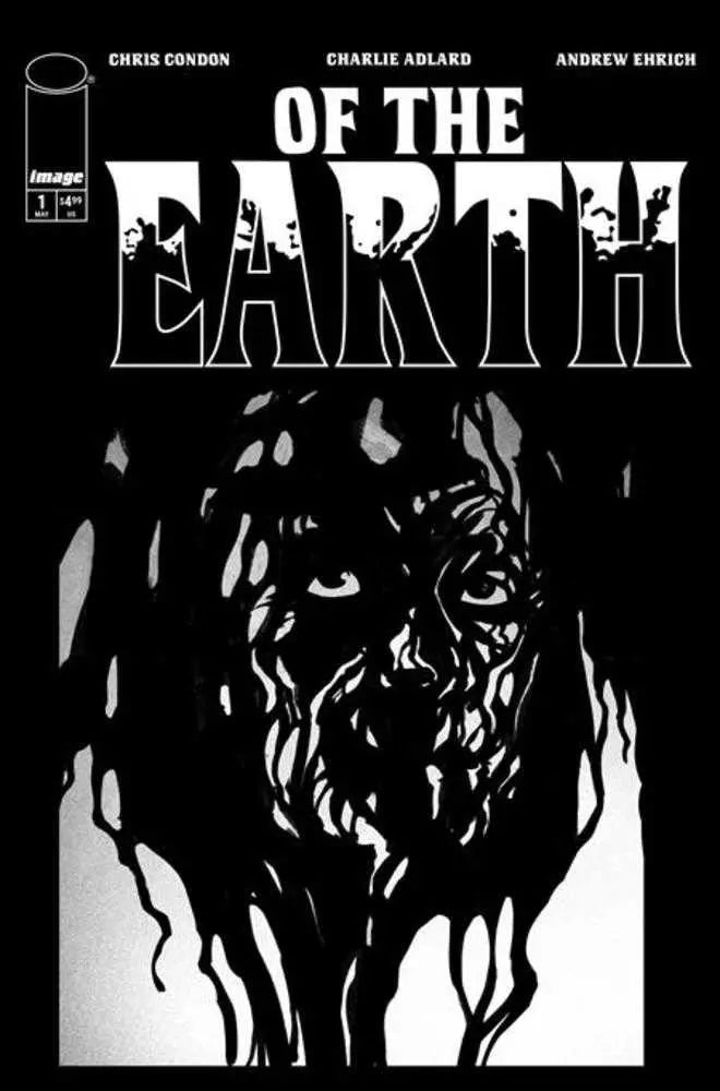 Of The Earth #1 (Of 6) Cover D 1 in 25 Jacob Phillips Black & White Variant (Mature) Image Comics