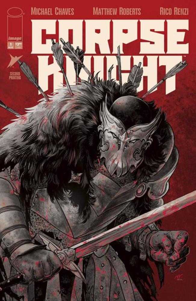 Corpse Knight #1 (Of 6) 2nd Printing Cover B Matthew Roberts & Rico Renzi Variant (Mature) Image Comics