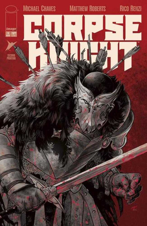 Corpse Knight #1 (Of 6) 2nd Printing Cover B Matthew Roberts & Rico Renzi Variant (Mature) Image Comics