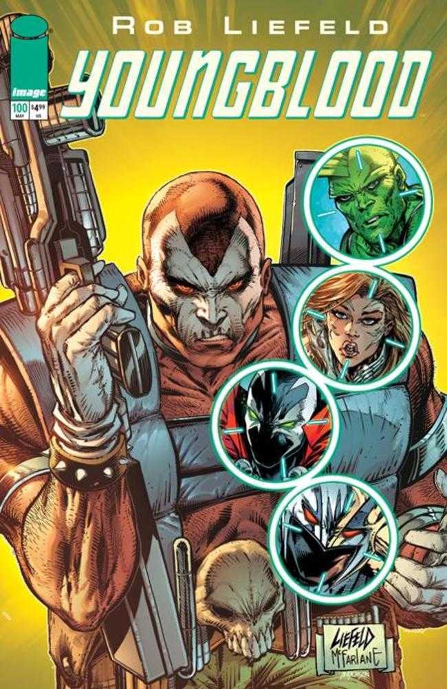 Youngblood #100 Cover O Rob Liefeld & Todd McFarlane Image Variant Image Comics