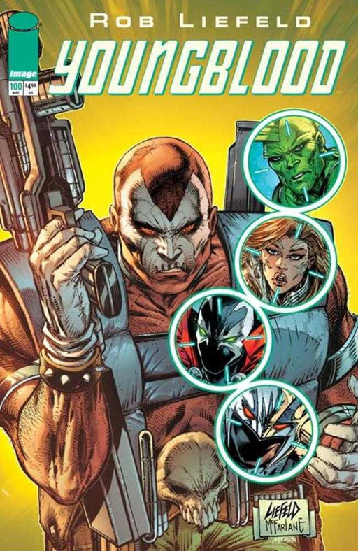 Youngblood #100 Cover O Rob Liefeld & Todd McFarlane Image Variant Image Comics
