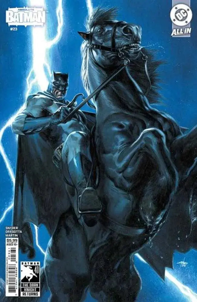 Absolute Batman #23 Cover E Gabriele Dell Otto Dark Knight Returns 40 Th Anniversary Card Stock Variant DC Comics