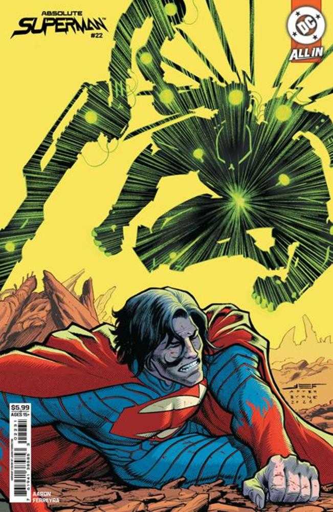 Absolute Superman #22 Cover C Juan Ferreyra Card Stock Variant DC Comics