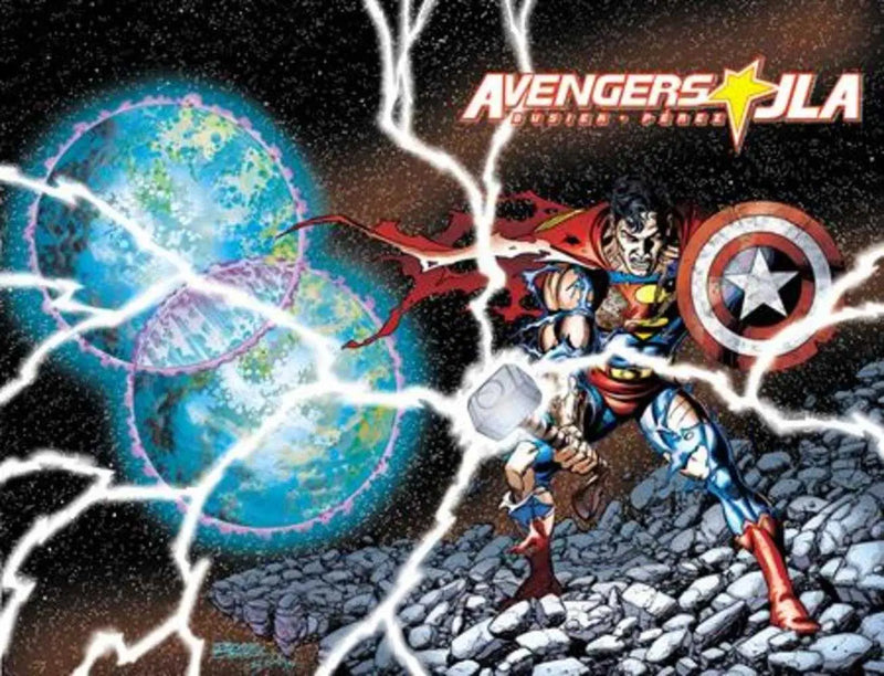 Avengers JLA #4 Facsimile Edition Cover A George Perez Wraparound DC Comics