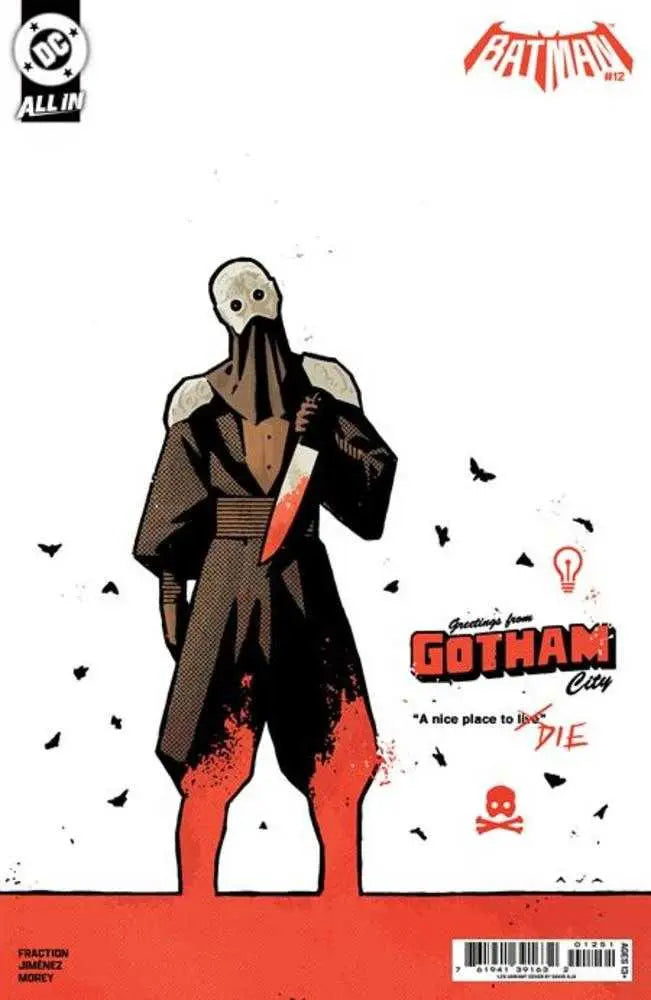Batman #12 Cover F 1 in 25 David Aja Card Stock Variant DC Comics