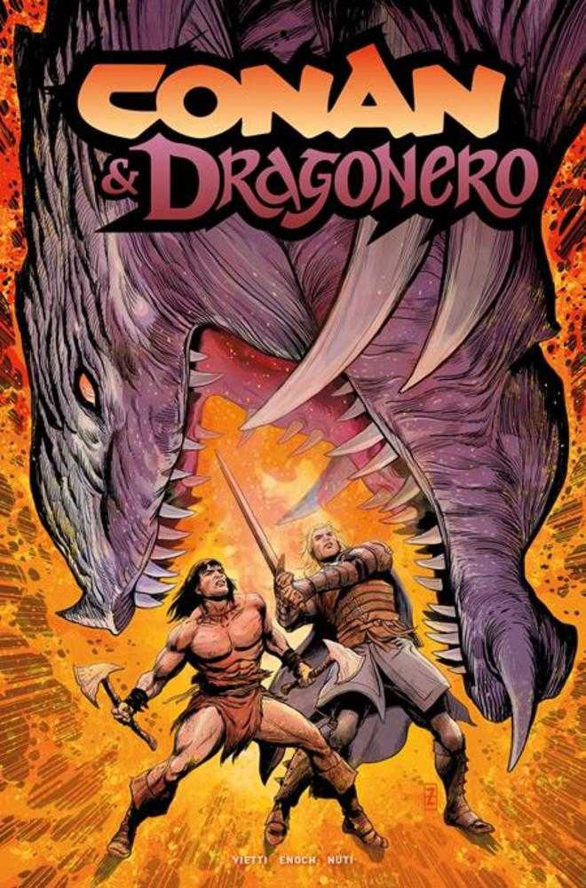 Conan And Dragonero #4 (Of 7) Cover A Patch Zircher (Mature) Titan Comics