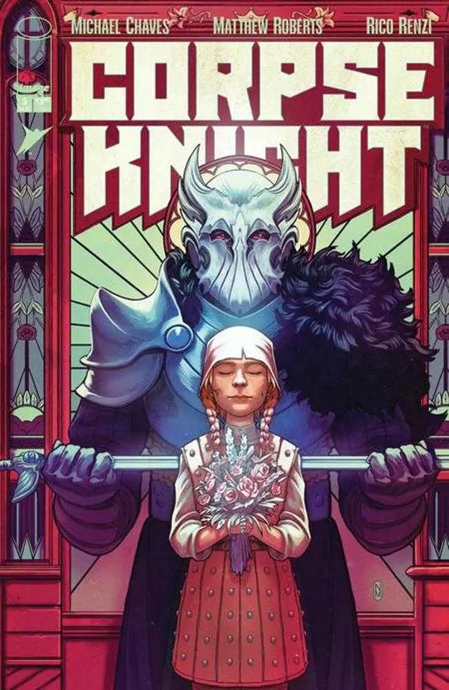 Corpse Knight #5 (Of 6) Cover D 1 in 25 Nimit Malavia Stained Glass Variant (Mature) Image Comics