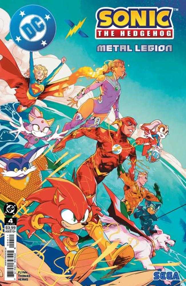 DC X Sonic The Hedgehog Metal Legion #4 (Of 5) Cover A Pablo M Collar DC Comics