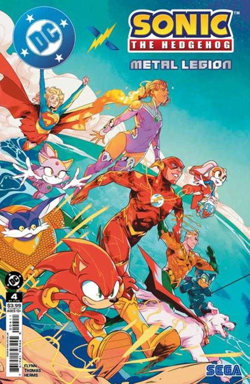 DC X Sonic The Hedgehog Metal Legion #4 (Of 5) Cover A Pablo M Collar DC Comics