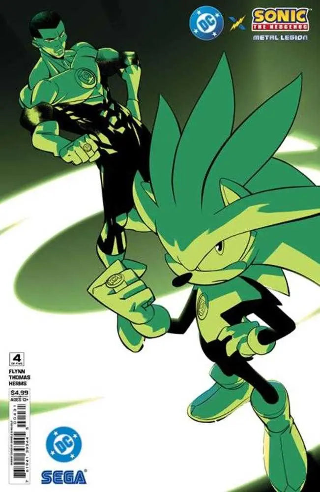DC X Sonic The Hedgehog Metal Legion #4 (Of 5) Cover C Daniele Di Nicuolo Card Stock Variant DC Comics