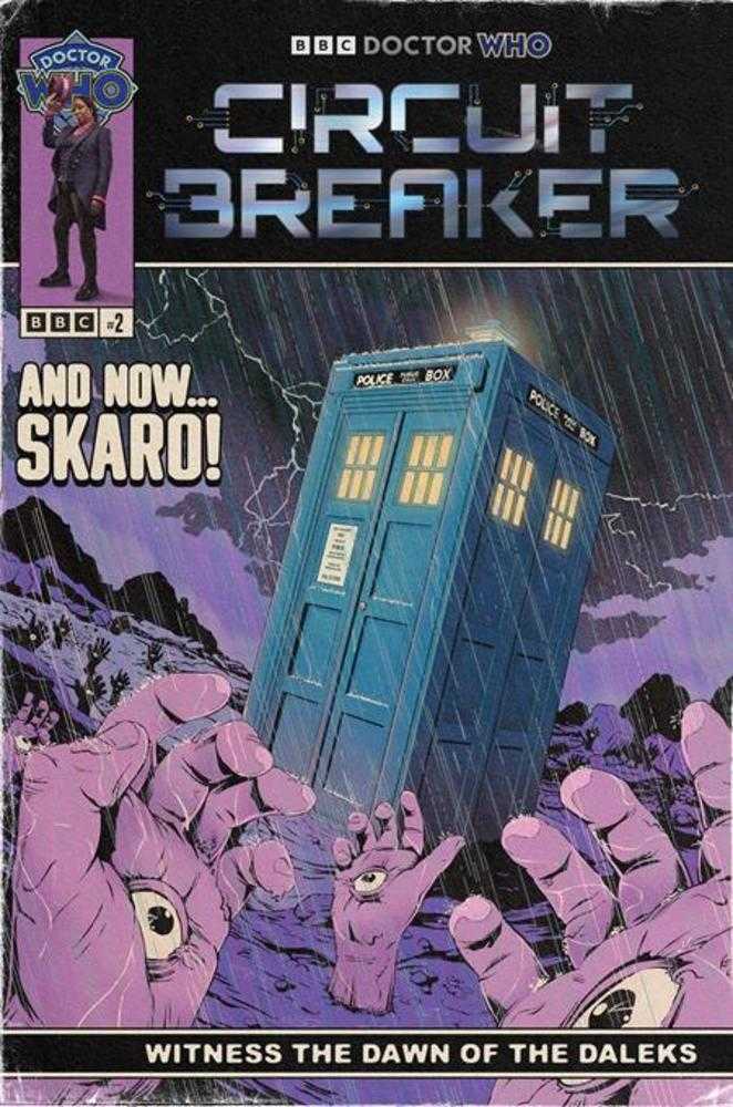 Doctor Who Circuit Breaker #2 (Of 2) Cover D Flops Dalek Takeover Cardstock Variant Titan Comics