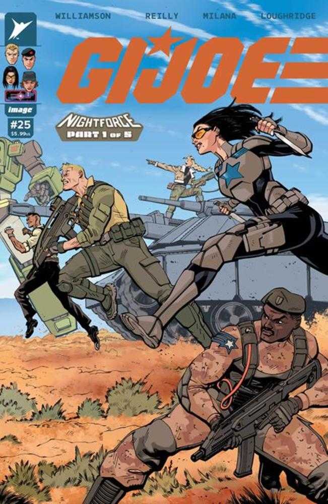 G.I. Joe #25 Cover I Tom Reilly Wraparound Foil Variant Image Comics