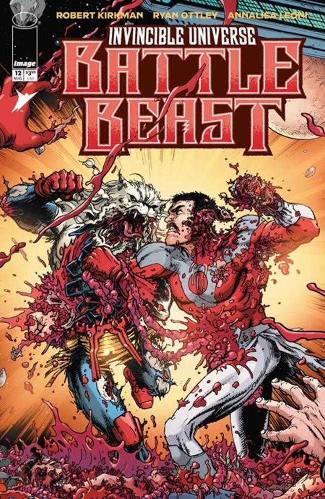 Invincible Universe Battle Beast #12 Cover C 1 in 10 Chris Burnham & Brian Reber Connecting Variant Image Comics