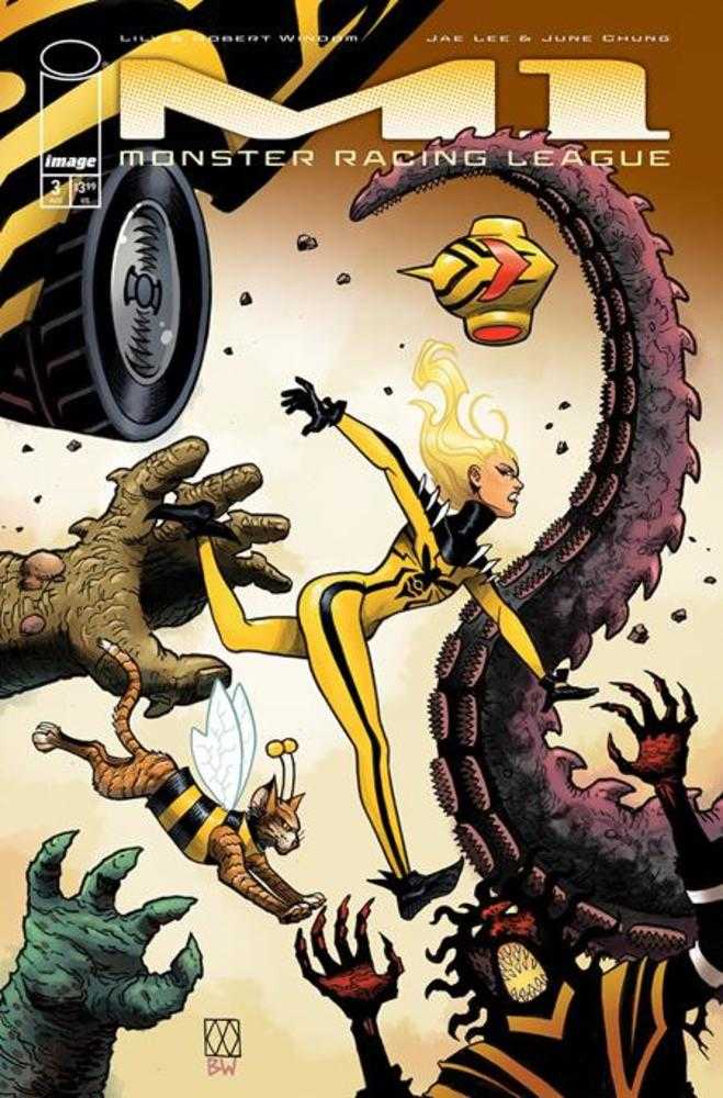 M1 Monster Racing League #3 Cover B Matt Wagner Variant Image Comics