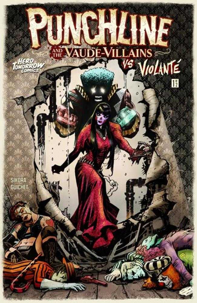 Punchline And The Vaude Villains vs Violante #1 (Of 2) Cover A Yvel Guichet Asylum Press
