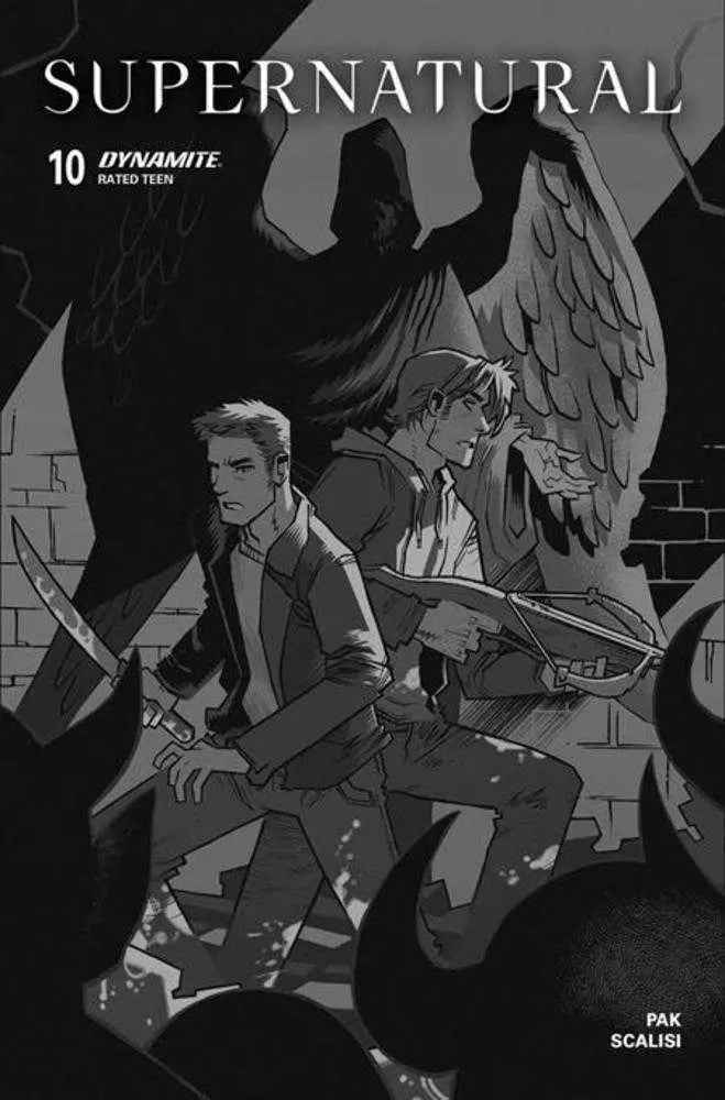 Supernatural #10 Cover H 1 in 10 John Amor Line Art Variant Dynamite Entertainment