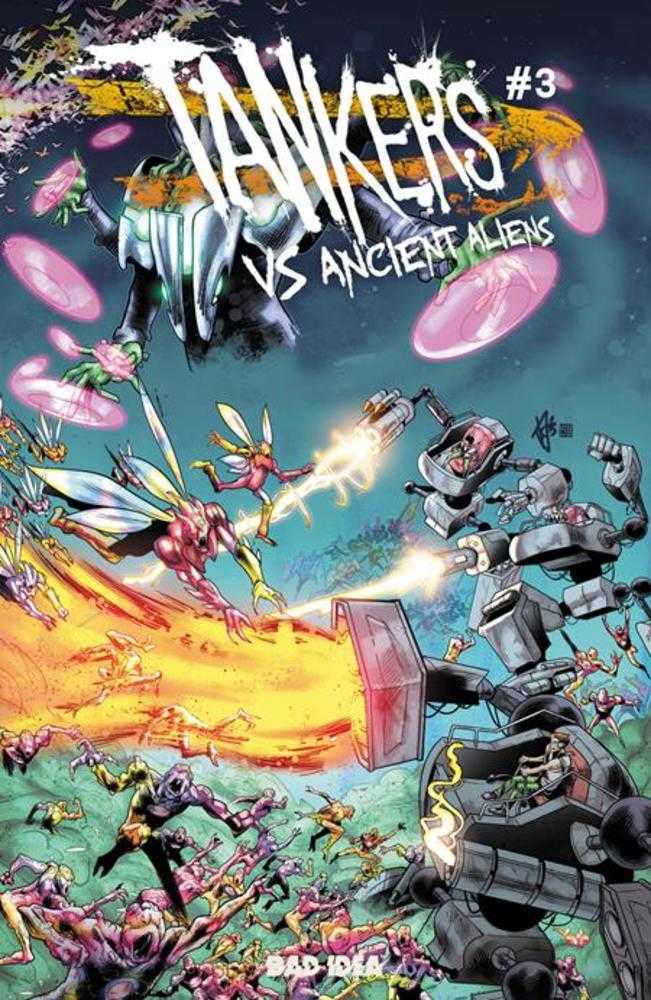 Tankers vs Ancient Aliens # 3 (Of 4) Cover A Federica Mancin Bad Idea