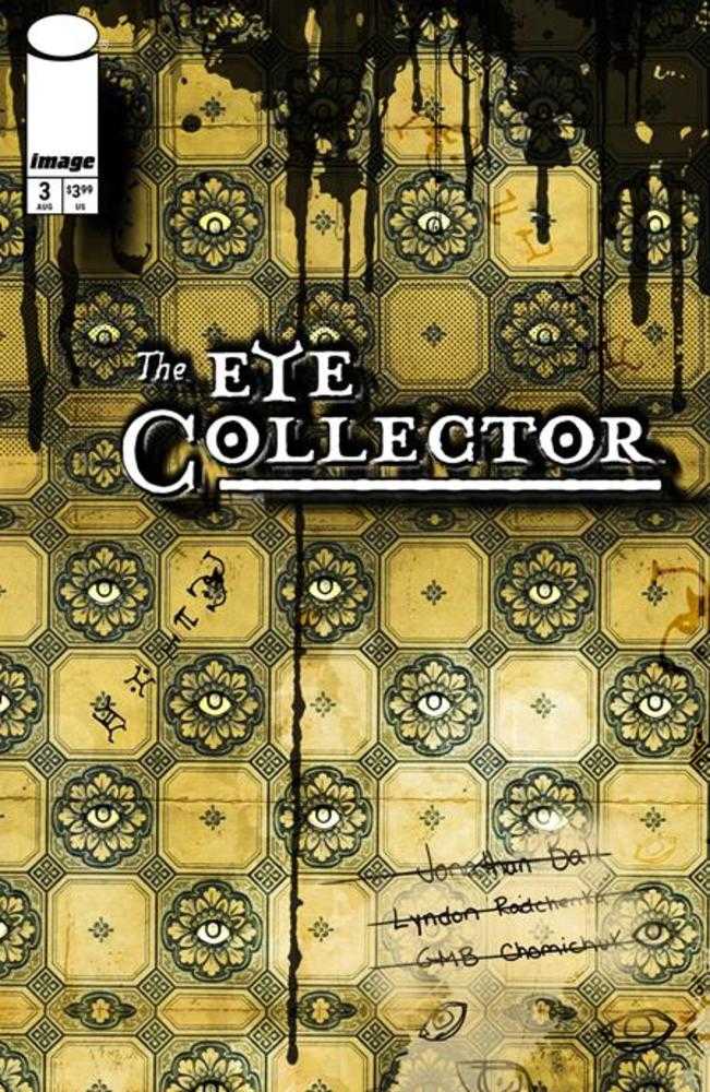 Eye Collector #3 Cover B Gmb Chomichuk Ink Drip Variant Image Comics