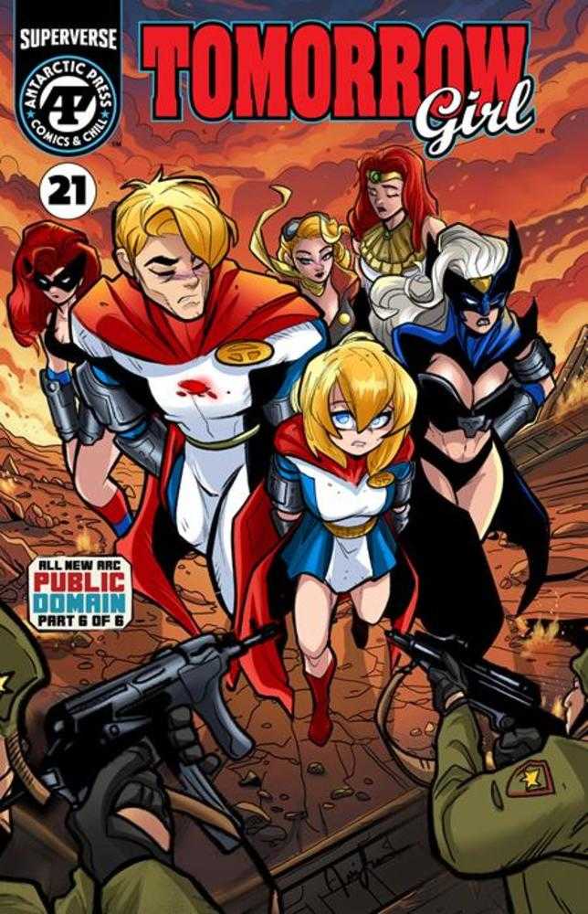 Tomorrow Girl #21 Cover A Terry Parr Massive Publishing