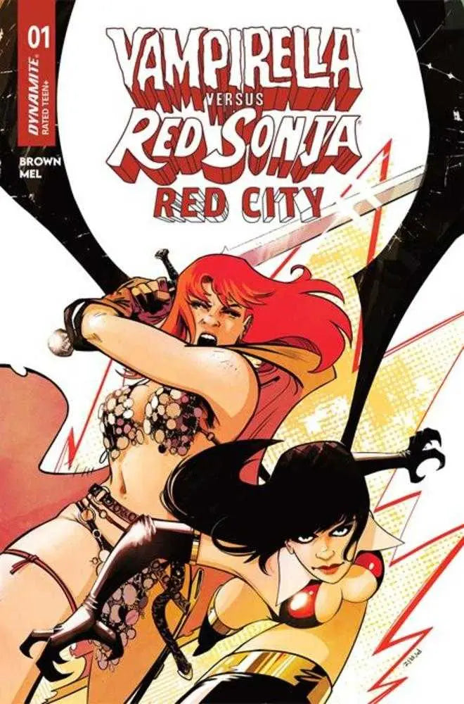 Vampirella vs Red Sonja Red City #1 Cover A Sebastian Piriz Dynamite Entertainment