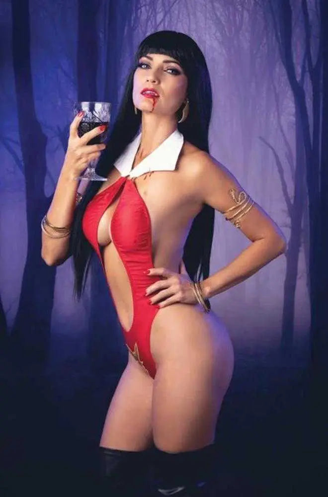 Vampirella vs Red Sonja Red City #1 Cover H 1 in 10 Cosplay Vampirella Ivycosplay Full Art Variant Dynamite Entertainment