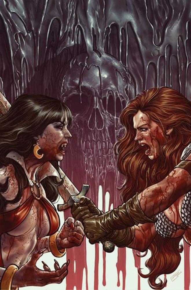 Vampirella vs Red Sonja Red City #1 Cover J Inc 1:15 Diego Yapur Full Art Variant Dynamite Entertainment
