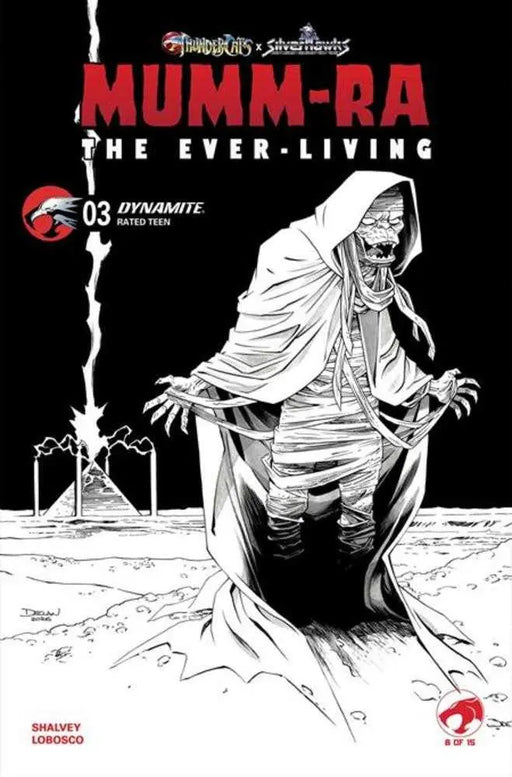 Mumm Ra The Ever Living #3 Cover L Inc 1:7 Declan Shalvey Line Art Full Art Variant Dynamite Entertainment