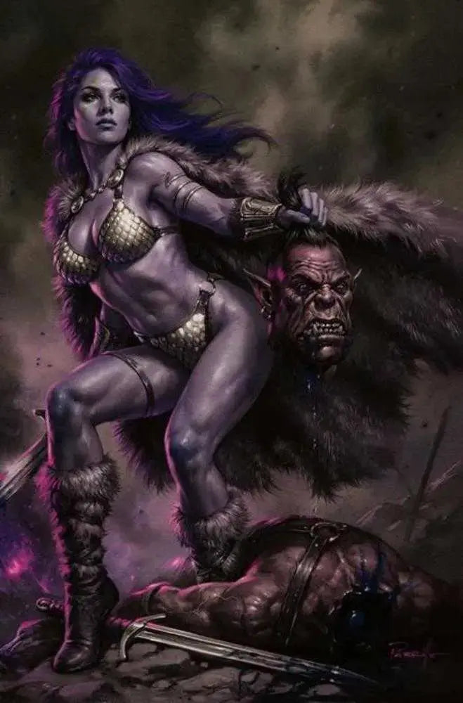 Red Sonja She Devil With A Sword #3 Cover N Inc 1:7 Lucio Parrillo Ultraviolet Full Art Variant Dynamite Entertainment