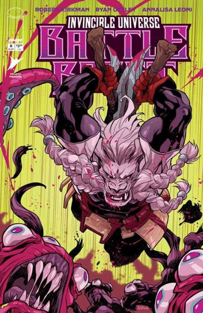 Invincible Universe Battle Beast #6 4th Printing Image Comics
