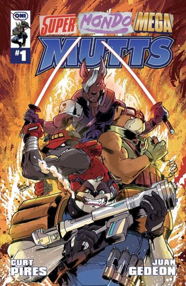 Super Mondo Mega Mutts #1 (Of 4) Cover O Patrick Mulholland Variant (Mature) Oni Press