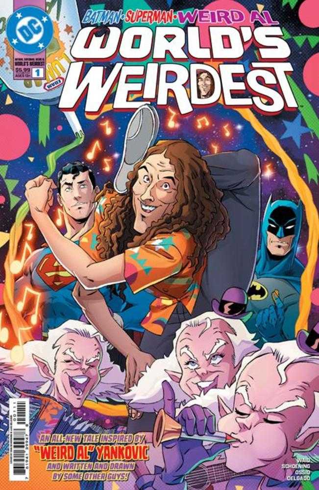 Batman Superman Weird Al Worlds Weirdest #1 (One Shot) Cover A Dan Schoening DC Comics