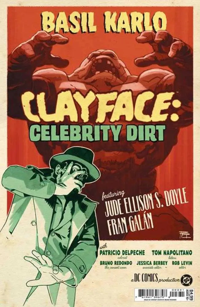 Clayface Celebrity Dirt #3 (Of 6) Cover C Bruno Redondo Card Stock Variant DC Comics