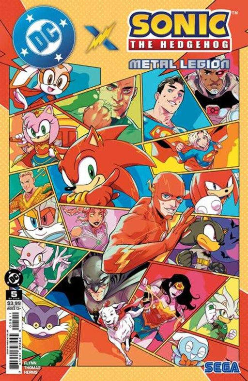 DC X Sonic The Hedgehog Metal Legion #5 (Of 5) Cover A Pablo M Collar DC Comics