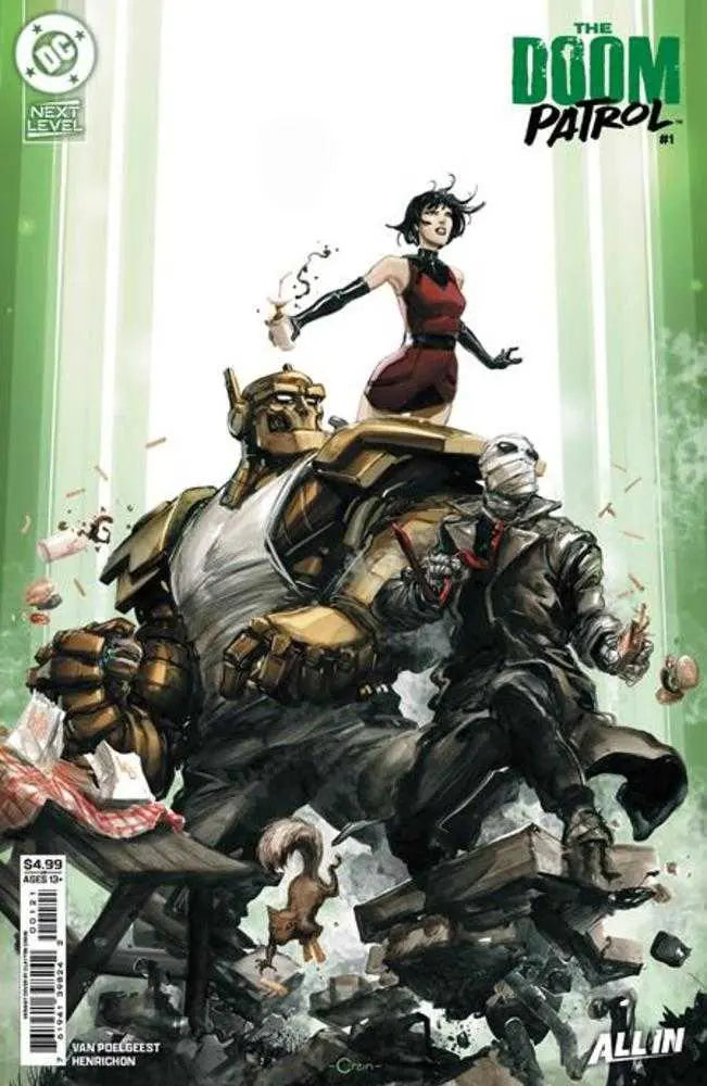 Doom Patrol #1 Cover B Clayton Crain Card Stock Variant DC Comics