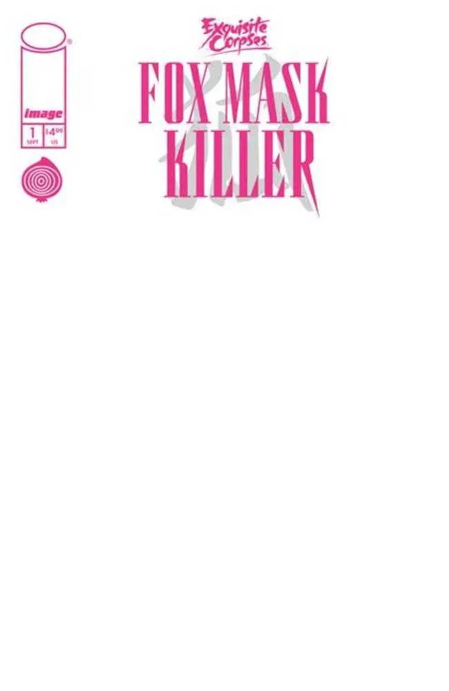 Exquisite Corpses Fox Mask Killer #1 (Of 5) Cover D Blank Sketch Variant (Mature) Image Comics