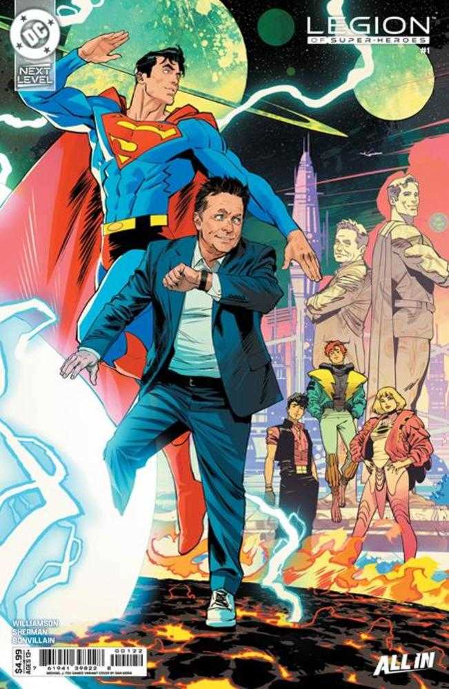 Legion Of Super Heroes #1 Cover H Dan Mora Michael J Fox Cameo Card Stock Variant DC Comics