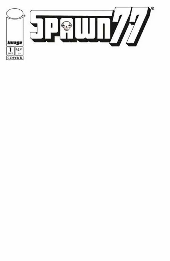 Spawn 77 #1 (Of 3) Cover E Blank Sketch Variant Image Comics