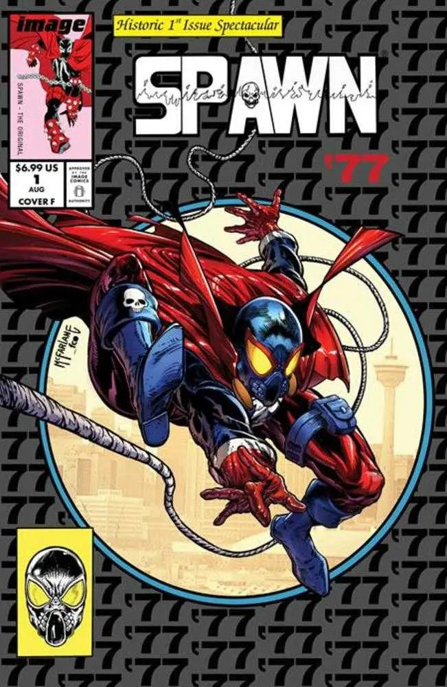Spawn 77 #1 (Of 3) Cover F 1 in 25 Todd McFarlane Retro Logo Variant Image Comics