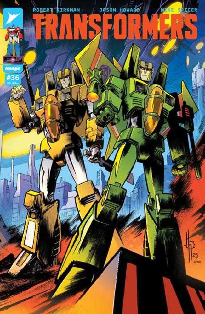 Transformers #36 Cover C Jason Howard & Annalisa Leoni Connecting Cover Variant Image Comics