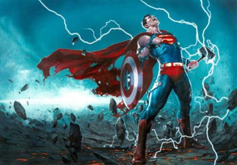 Avengers JLA #4 Facsimile Edition Cover E Gabriele Dell Otto Wraparound Variant DC Comics